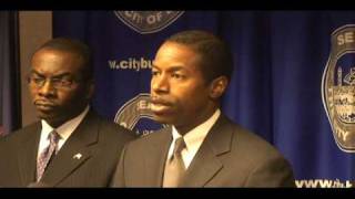 Senate Majority Leader Malcolm Smith Visits Buffalo