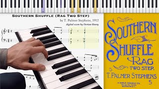 Southern Shuffle Rag by T. Palmer Stephens (1912, Ragtime piano)