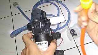 DIY Knapsack Sprayer Test: 130PSI High Pressure Auto Cutoff Pump + Speed Switch Sprayer + Voltmeter