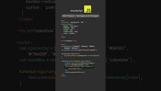 JavaScript Mini Project – Background Changer