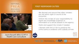 PREA Specialty Training: Module 3, Effective and Professional Responses Profile