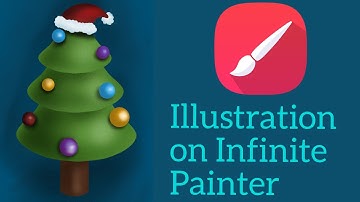 Christmas Tree Illustration design – illustration on Android Mobile | Infinite Painter.