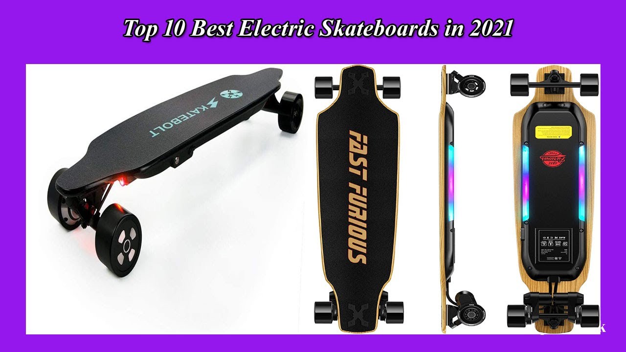 Top 10 Best Electric Skateboards High Quality in 2021 YouTube