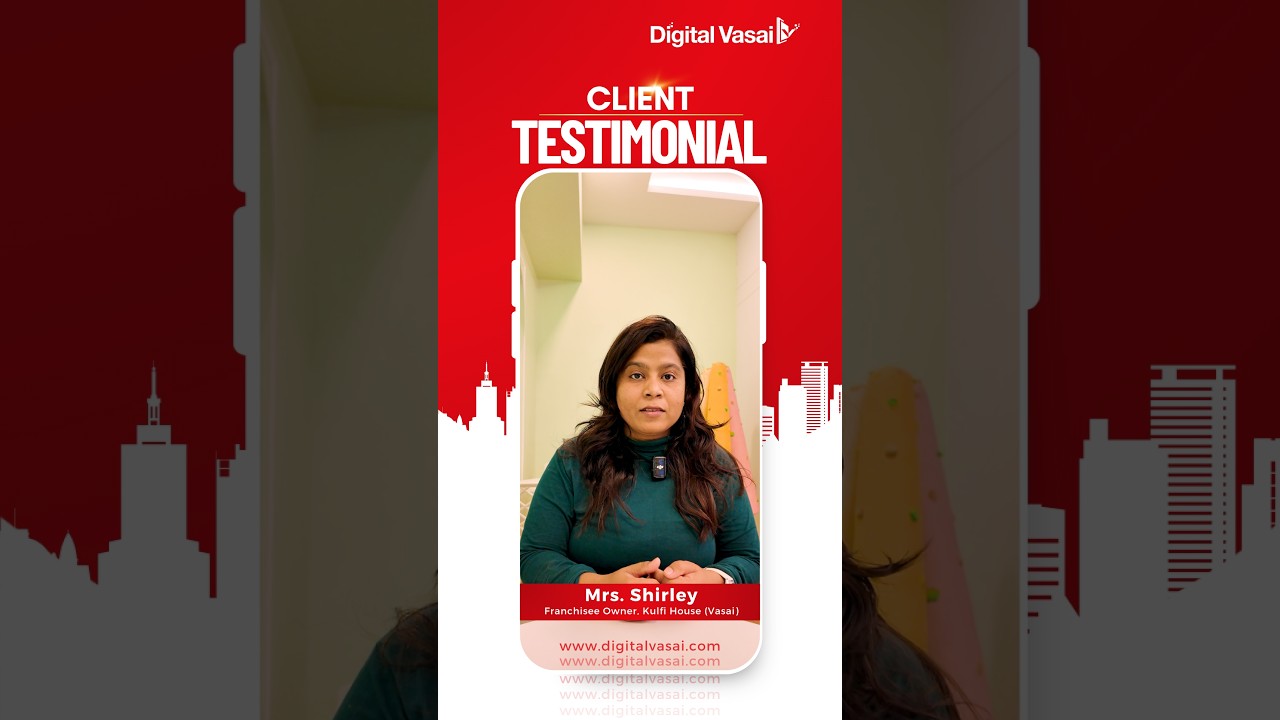 Mrs. Shirley of Kulfi House, Vasai speaking about working with Digital Vasai
