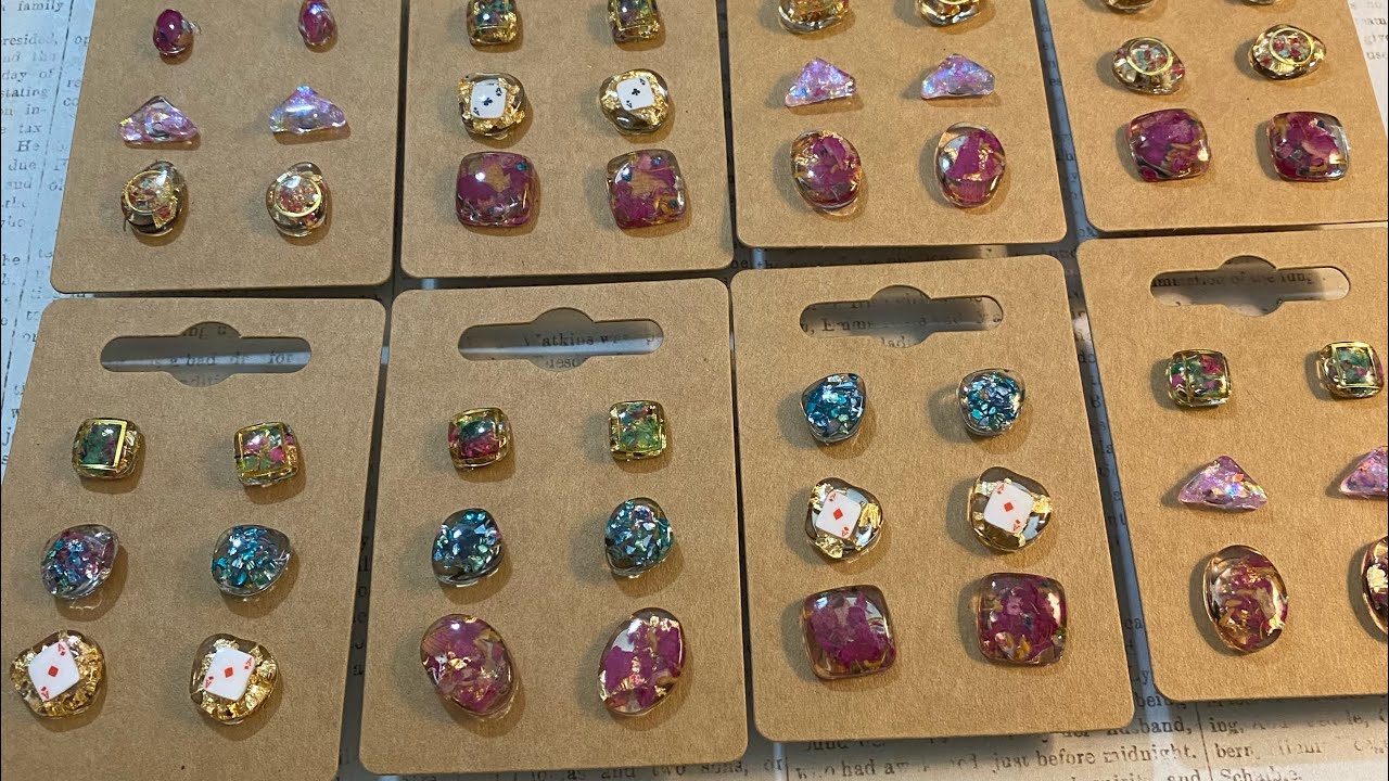 Post Earrings UV Resin DIY Kit – Jewelry Made by Me