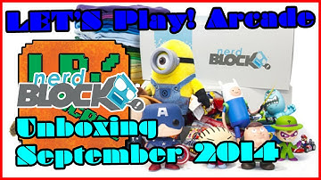 Nerd Block Unboxing & Review (September 2014) - Let