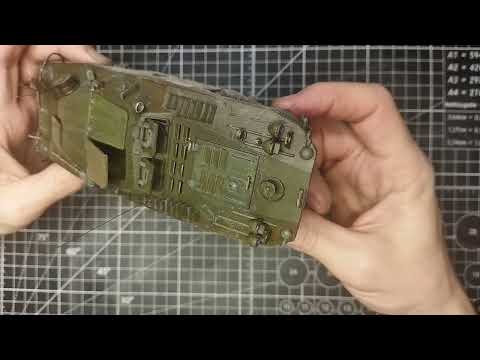 БРДМ 1 от фирмы Восточный Экспресс, 1:35 масштаб, одна из первых моих моделей.