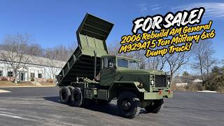 New Inventory For Sale: 1985 AM General Rebuilt in 2006 M929A1 5 Ton Military 6x6 Dump Truck