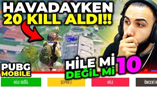 Hi̇leci̇ Havada Asili Kalarak 20 Ki̇ll Aldi Böylesi̇ni̇ Görmedi̇ni̇z Hi̇le Mi̇ Deği̇l Mi̇ Pubg Mobile