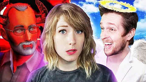 Call Me Kevin's girlfriend tries to play the Sims