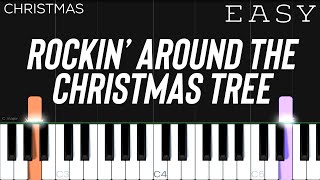 Christmas - Rockin’ Around The Christmas Tree | EASY Piano Tutorial screenshot 4