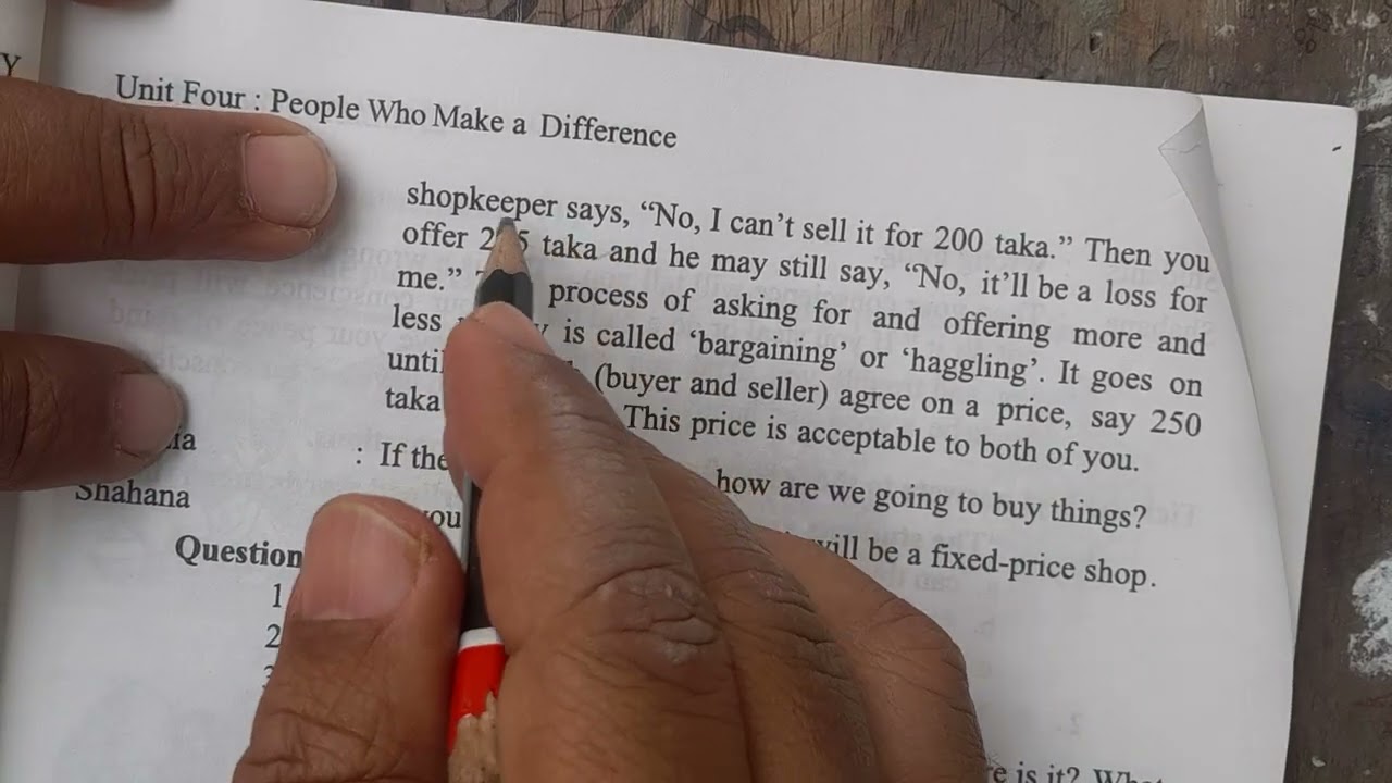 Class 7, Unit 4, Lesson 5, Reading and Meaning