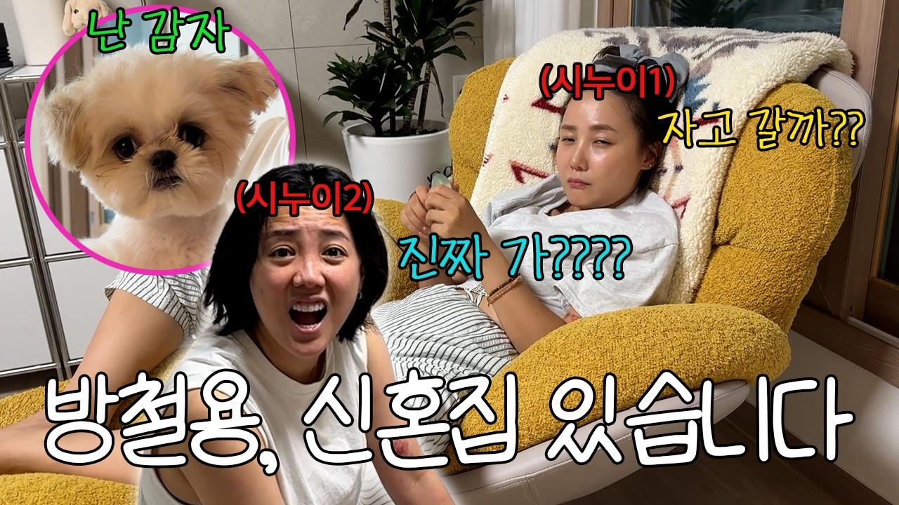 신혼집에 갑자기 쳐들어온 누나들ㅋㅋㅋㅋㅋ제발 나가줘..