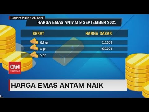 Harga Emas Antam Naik