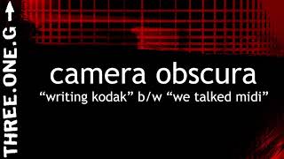 Camera Obscura "Writing Kodak" b/w "We Talked Midi" commercial