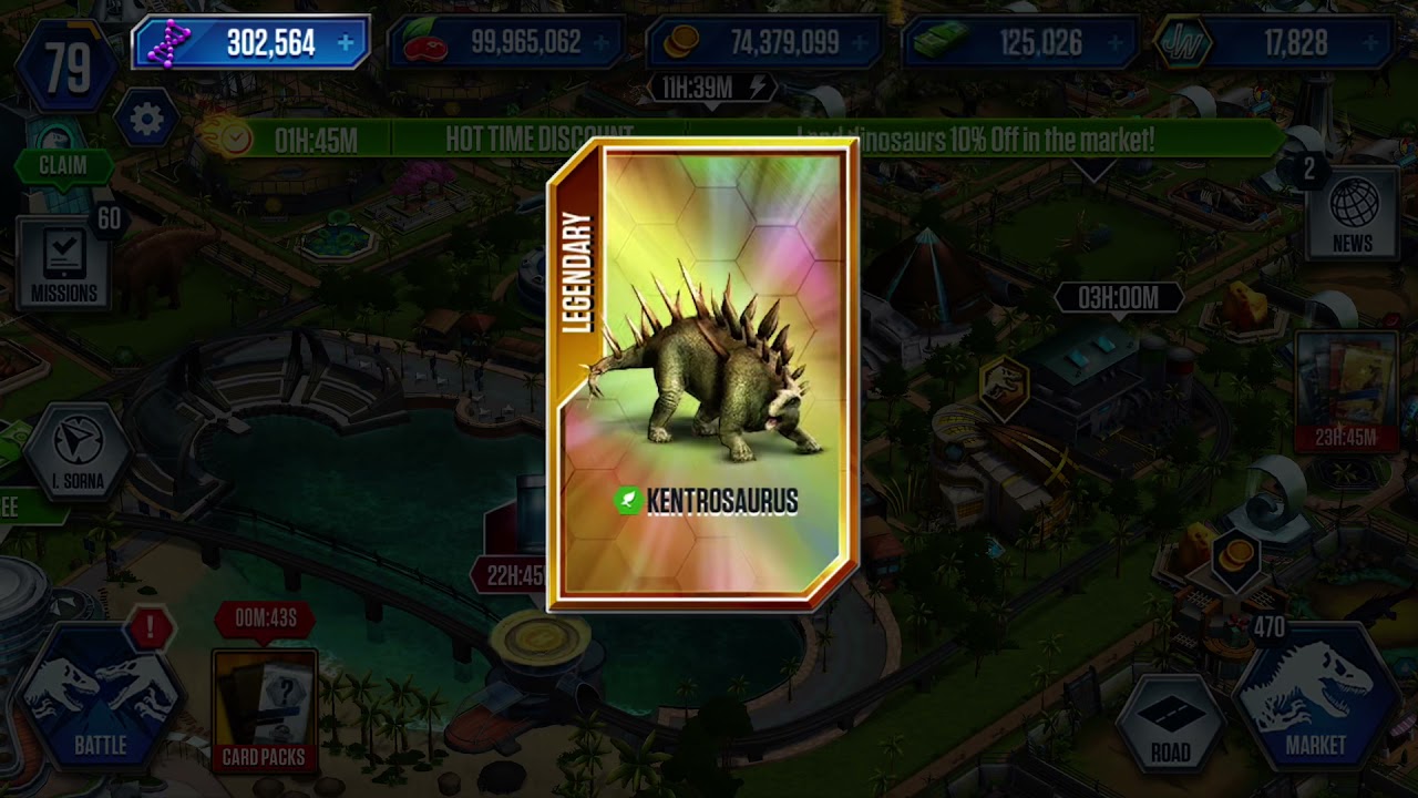 Kentrosaurus Pack Opening/Unlock