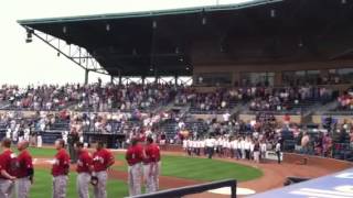 Ccgc Sings At Durham Bulls Game May 10,2013