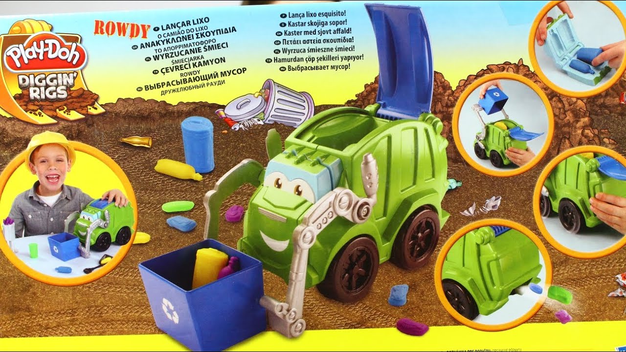 The Garbage Truck Rowdy / Дружелюбный Руди - Play-Doh / Плей-До - A3672