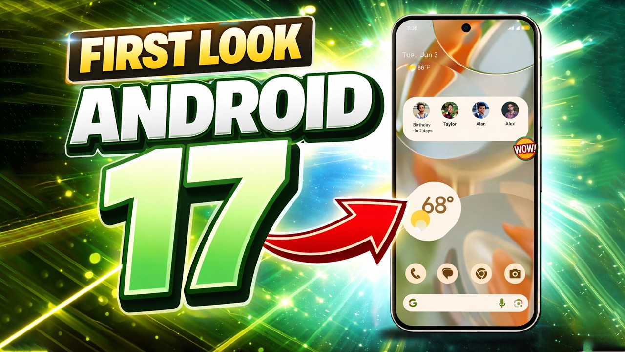 Google Android 17 Features Android 17 is HERE! 🤯 First Look & New Features Explained! | Beta ...