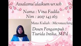 UAS Microteaching Tutorial Cara Mengajar