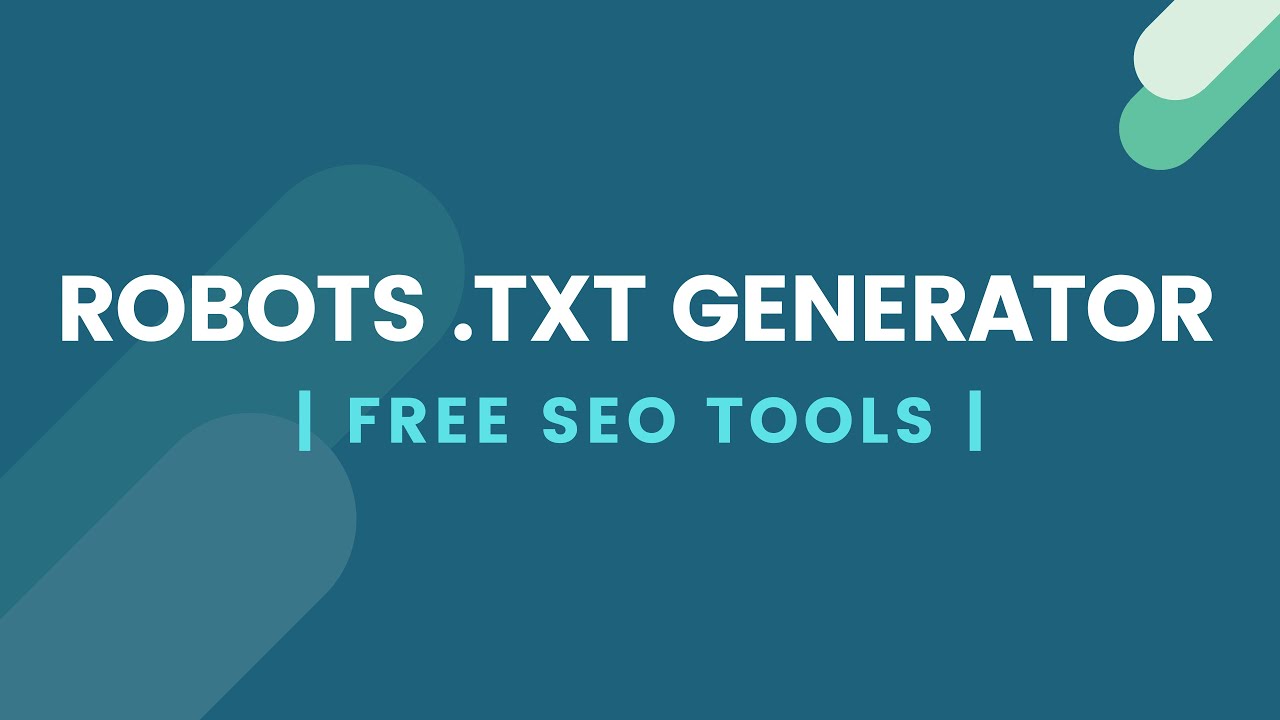 Robots .txt Generator | Free SEO Tools