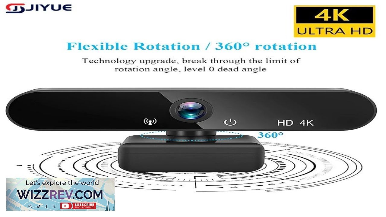 HD 4K веб-камера для ПК 1080p 2K с микрофоном и автофокусом