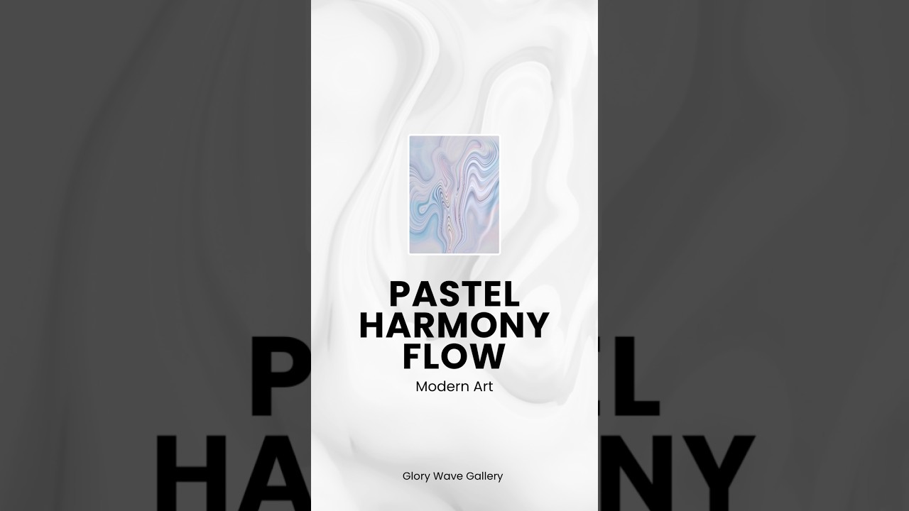 Gentle Colors, Endless Flow | Pastel Abstract