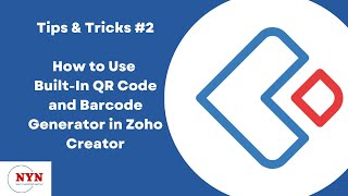 How to Use Built-In QR Code and Barcode Generator in Zoho Creator | No Coding Needed screenshot 3