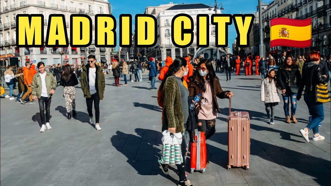 Walking in Madrid, Spain The Beautiful Tour Around Puerta del Sol 🇪🇸