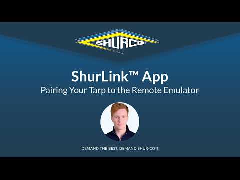 How to Pair Your Tarp to the Remote Emulator Using the ShurLink App - video from Shur-Co Tarps