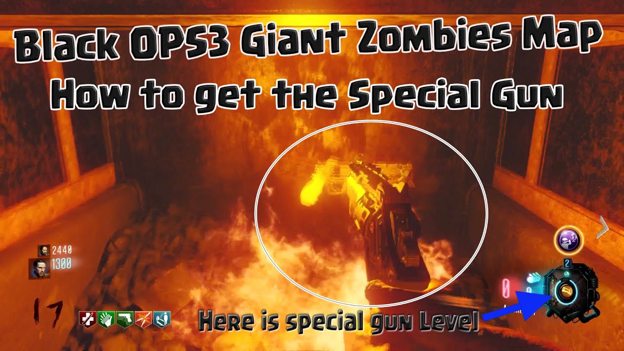 BLACK OPS3 ZOMBIES HOW TO GET THAT SPECIAL GUN ON GIANT MAP.