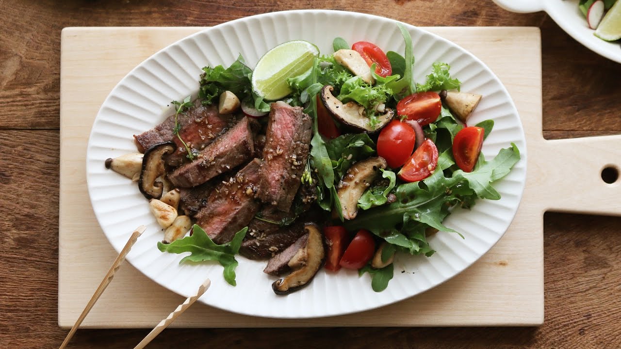 분위기 있는 하루, 스테이크샐러드 : Steak Salad, LCHF recipe [아내의 식탁]