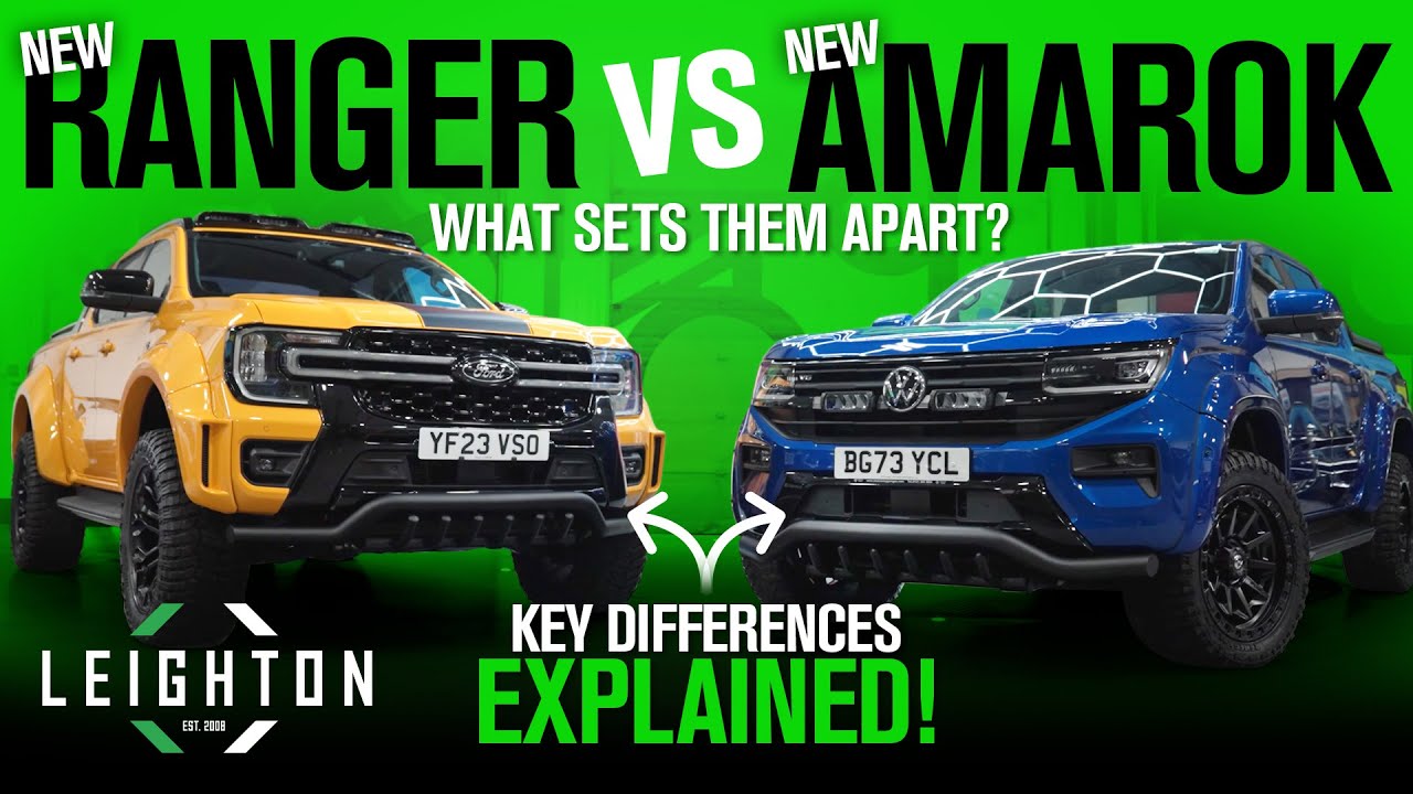 Ford vs VW – The New Ford Ranger & VW Amarok - ALL THE DIFFERENCES! | Leighton Vans