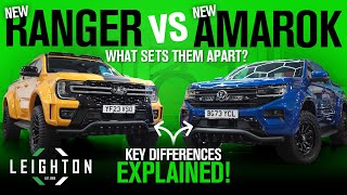 Ford vs VW – The New Ford Ranger & VW Amarok - ALL THE DIFFERENCES! | Leighton Vans