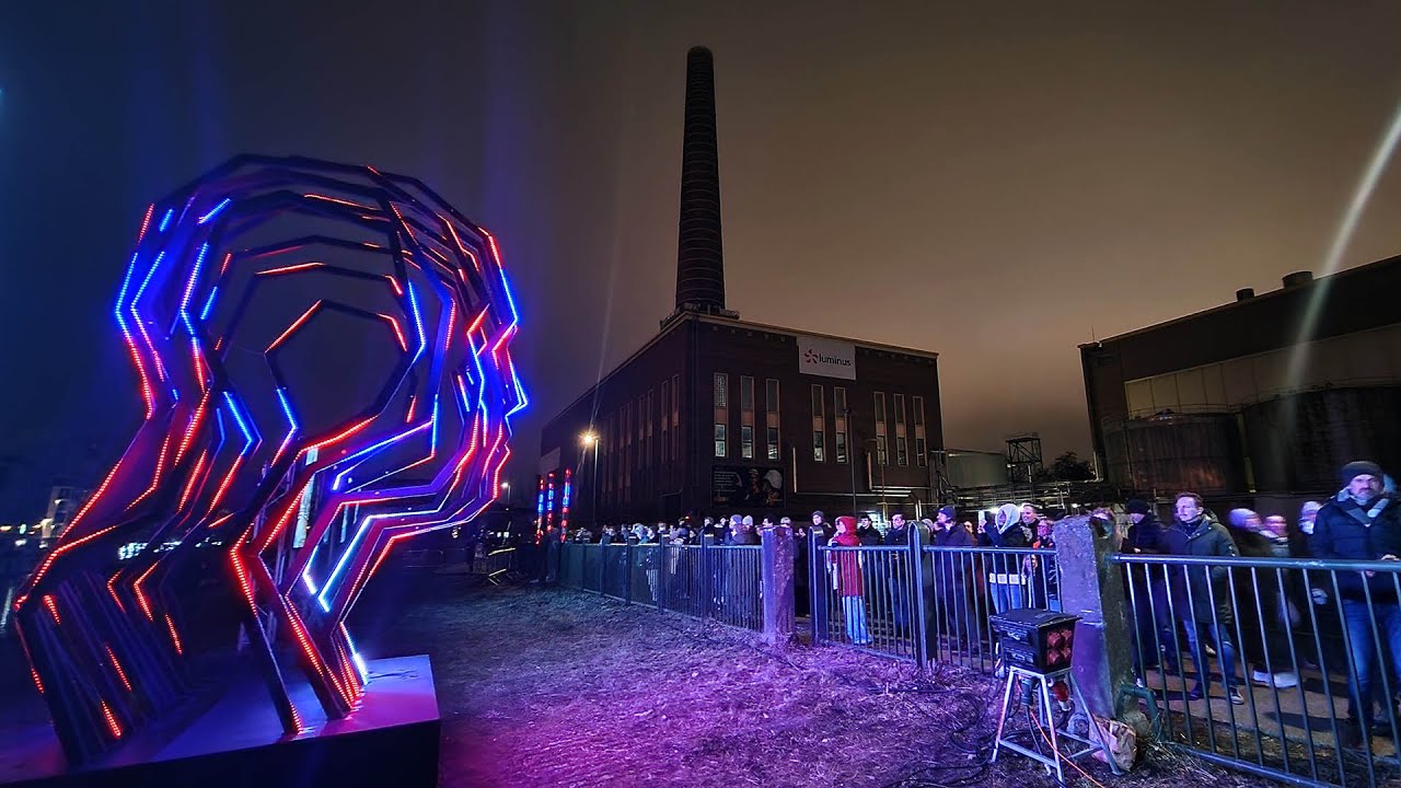 Parallel Mind Light installation at Gent Light Festival 2024