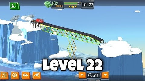 BUILD A BRIDGE LEVEL 22 (3 STAR)