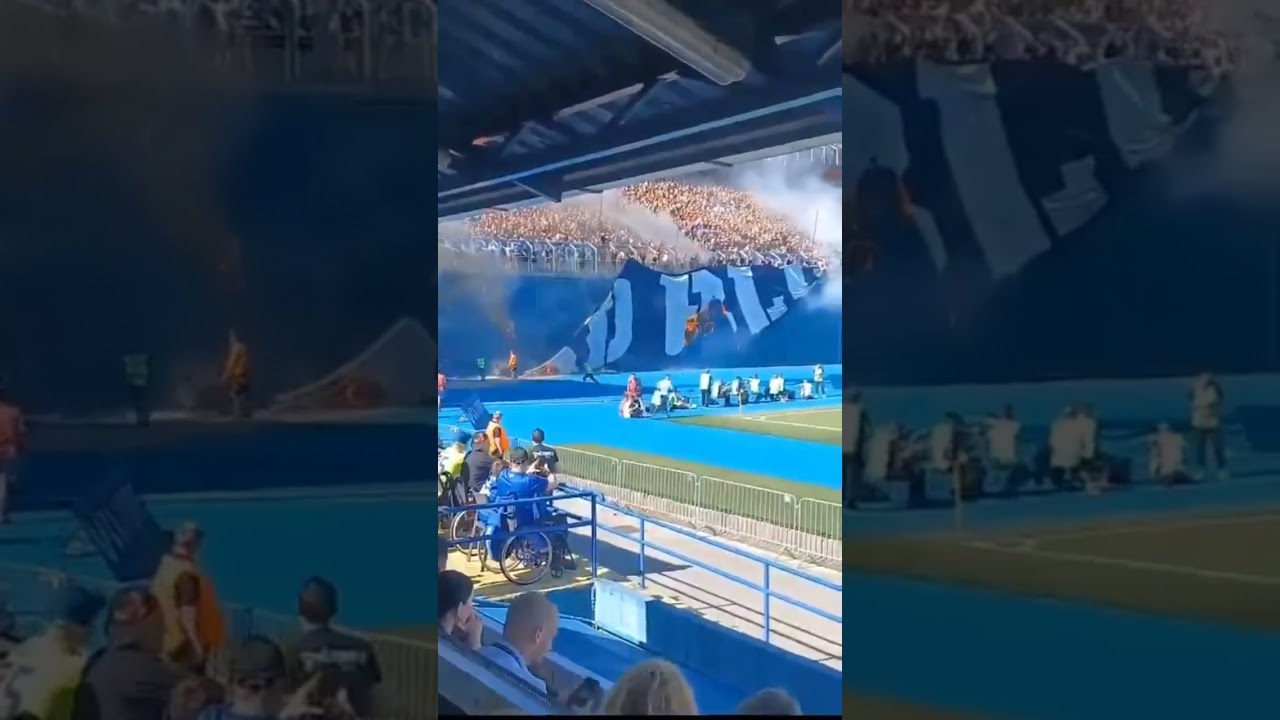 Next level Shithousery! Fans install remote controlled devices to burn opposing teams banner!