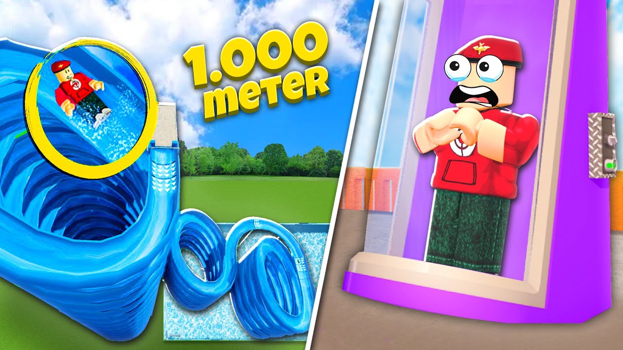 Van De Hoogste Glijbaan !! 😨 | Roblox