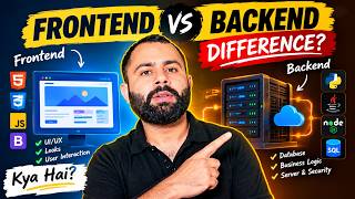 Frontend vs Backend: Kya Difference Hai? | Frontend & Backend Explained in Hindi | Web Development