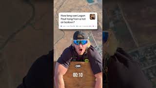 Last 5 seconds got me queasy 😬 #LoganPaul #HotAirBalloon #Polymarket #Ad  #viralitypoly