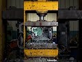 Tv smashed by hydraulic machine 🤯 crazy video #shorts #viral #trend