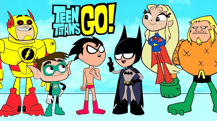 Teen Titans Go! Color Swap Transforms Raven Flash Aqua Man SETC