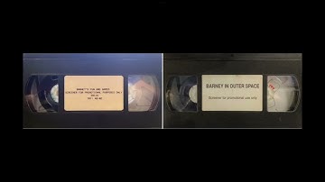 Barney’s Fun & Games & Barney In Outer Space (Classic Collection of Screener Tapes for 2022)