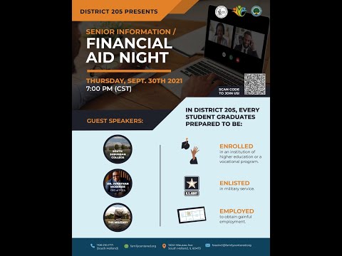 District 205 Financial Aid Night