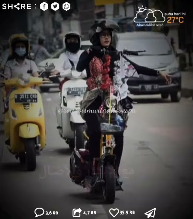 #Story' wa keren Vespa otopet