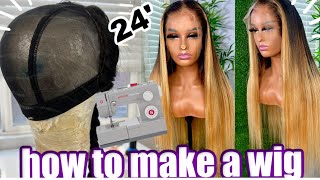 HOW TO MAKE A WIG WITH A SEWING MACHINE || AFSISTER WIG