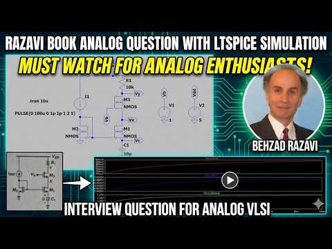 Analog Razavi Razavi Analog CMOS Exercise 5.17 | LTspice Simulation & Mathematical ...