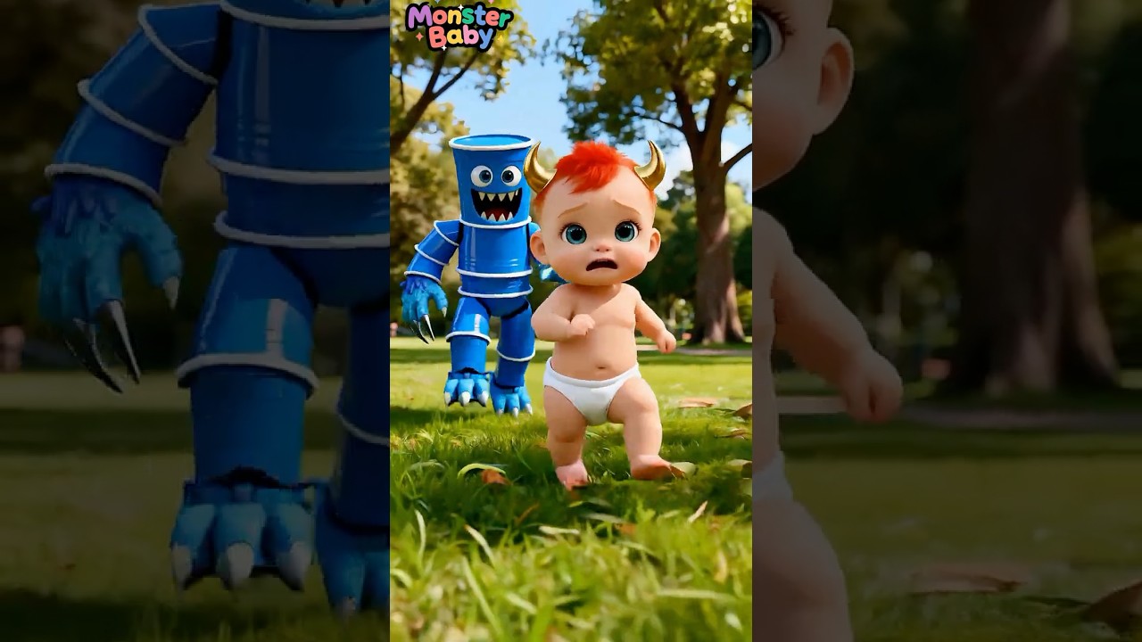 Don't Litter, Kids! The Plastic Cup Monster