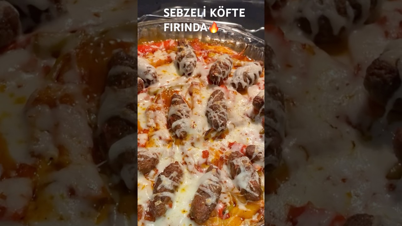 Fırında Sebzeli Köfte Tarifi 🥘 Yumuşacık & Sulu Tam Ölçülü