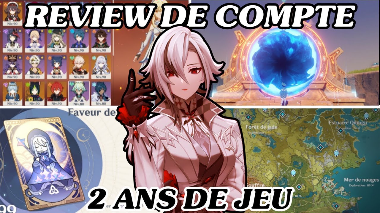2 ans de jeu jour pour jour, ça donne quoi ? 🎮 | REVIEW DE COMPTE GENSHIN IMPACT